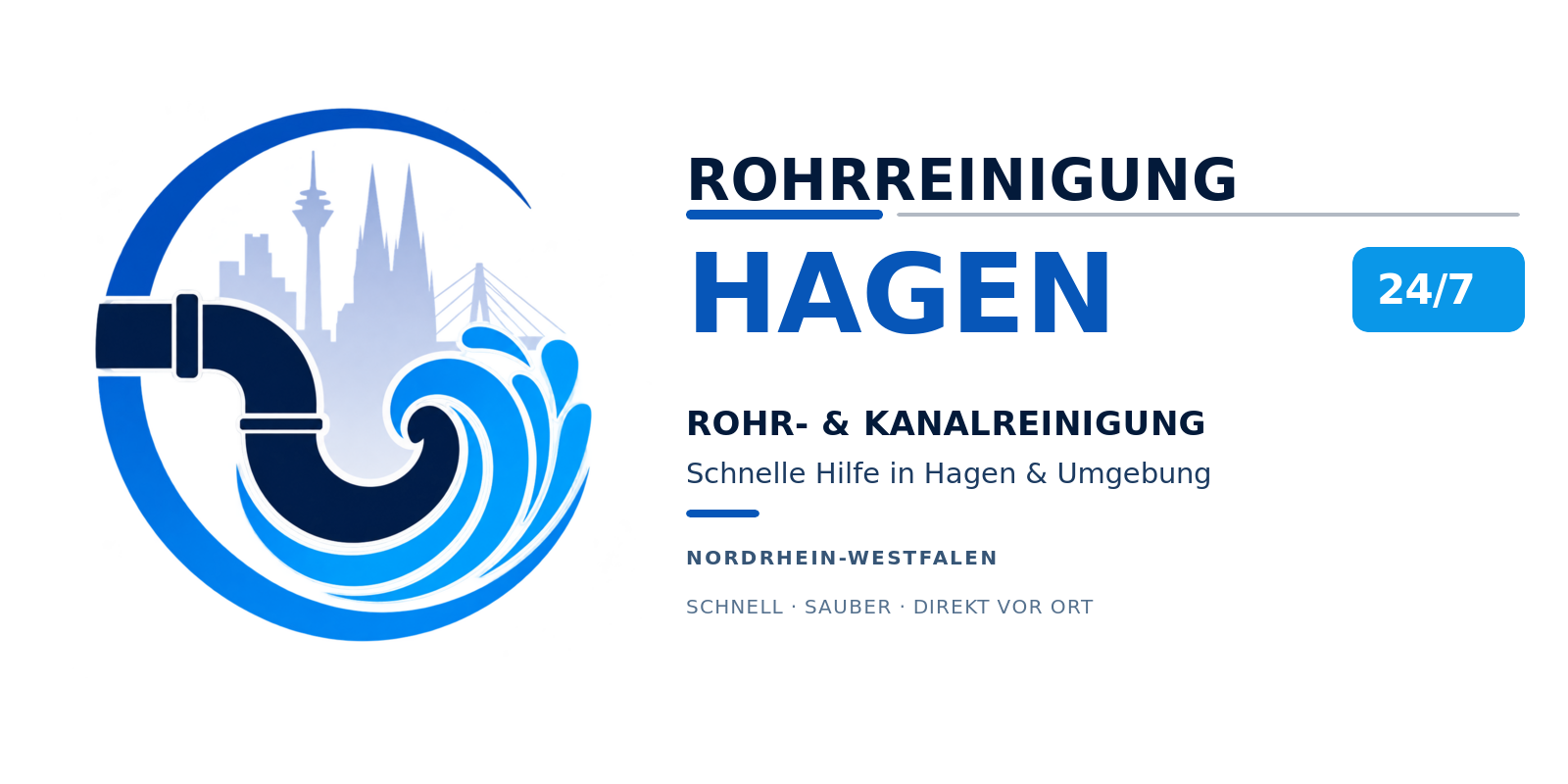 Hagen Rohrreinigung Kanalreinigung Notdienst Logo